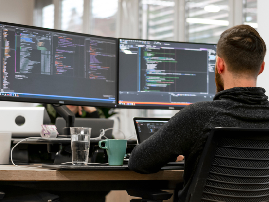 Developer while coding
